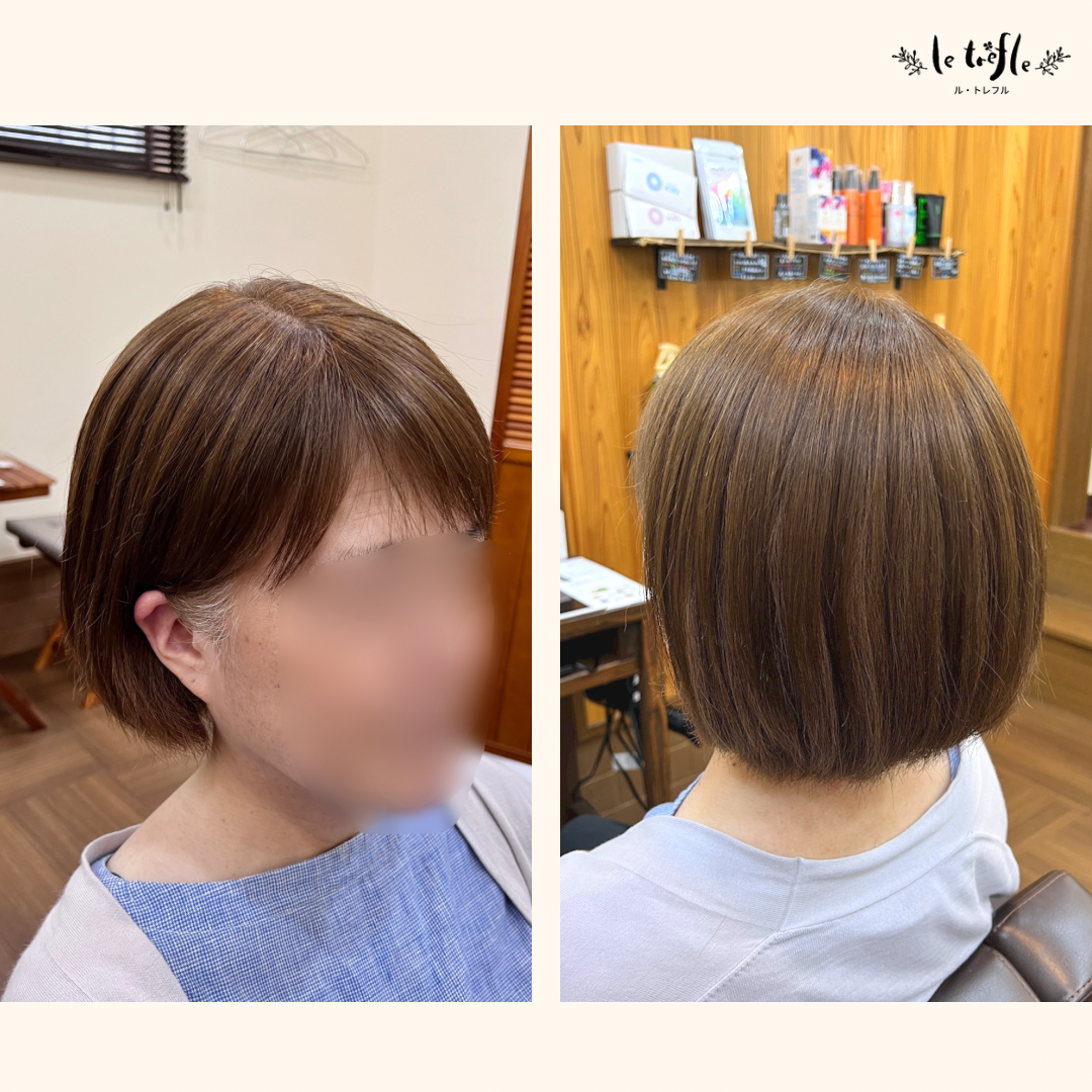 部分ウィッグ作製２